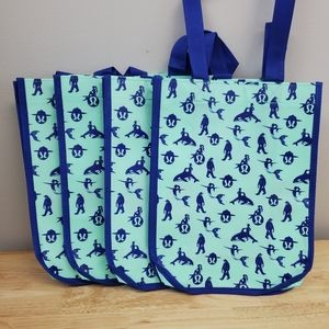 4X Lululemon Sea Wheeze Small Tote Bags